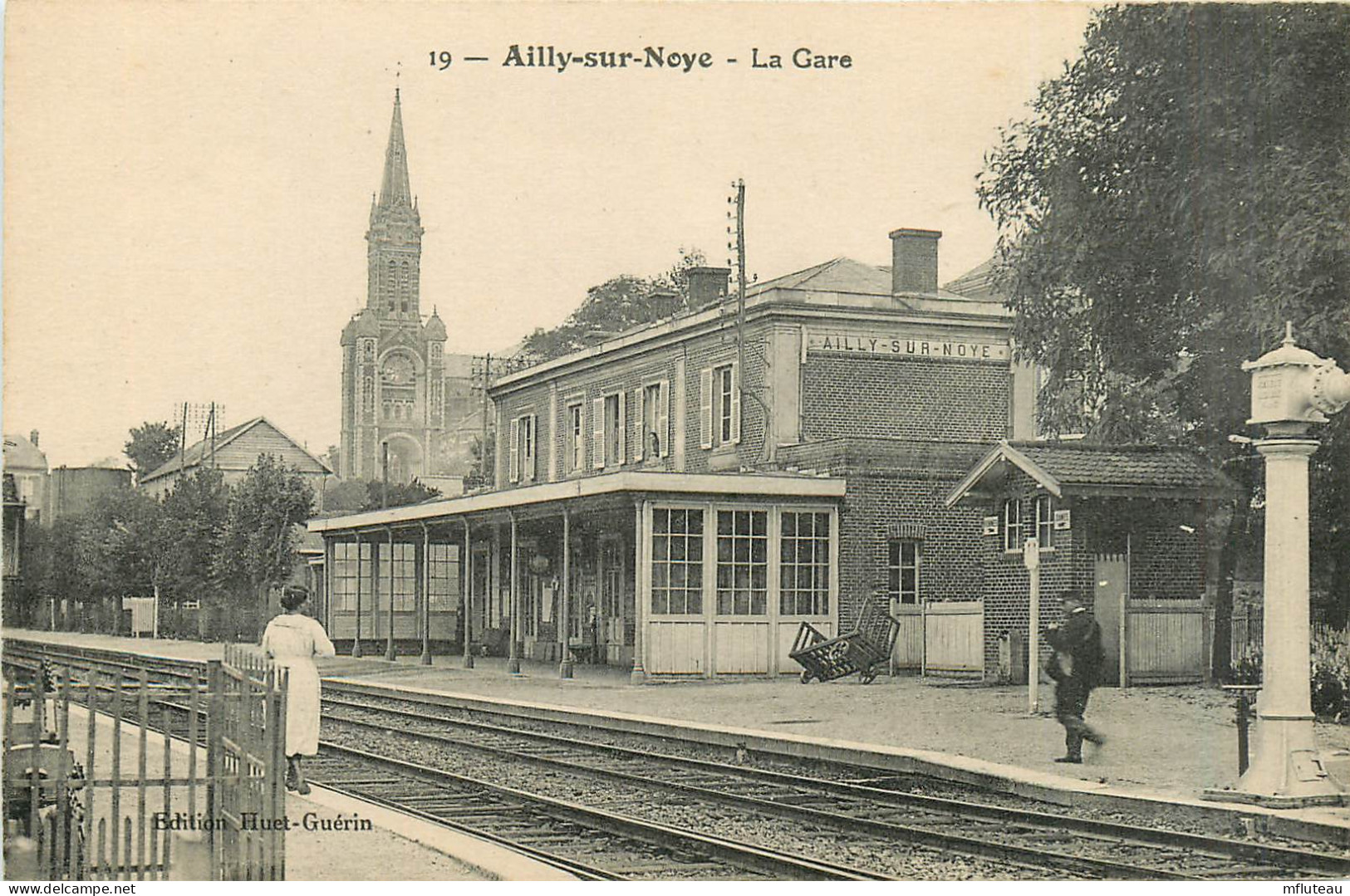 80* AILLY S/NOYE  La Gare     RL31,0534 - Ailly Sur Noye