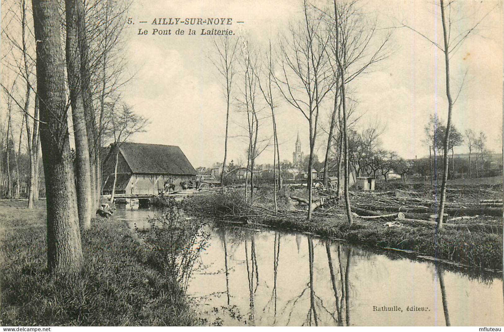 80* AILLY S/NOYE  Le Pont De La Laiterie    RL31,0505 - Ailly Sur Noye