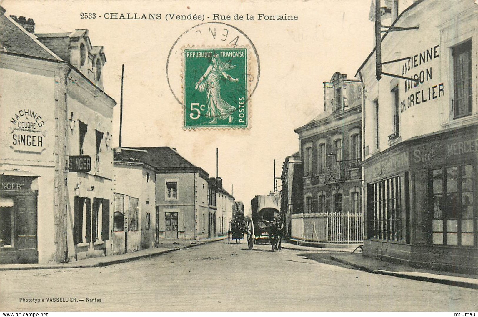 85* CHALLANS  Rue De La Fontaine        RL31,1283 - Challans