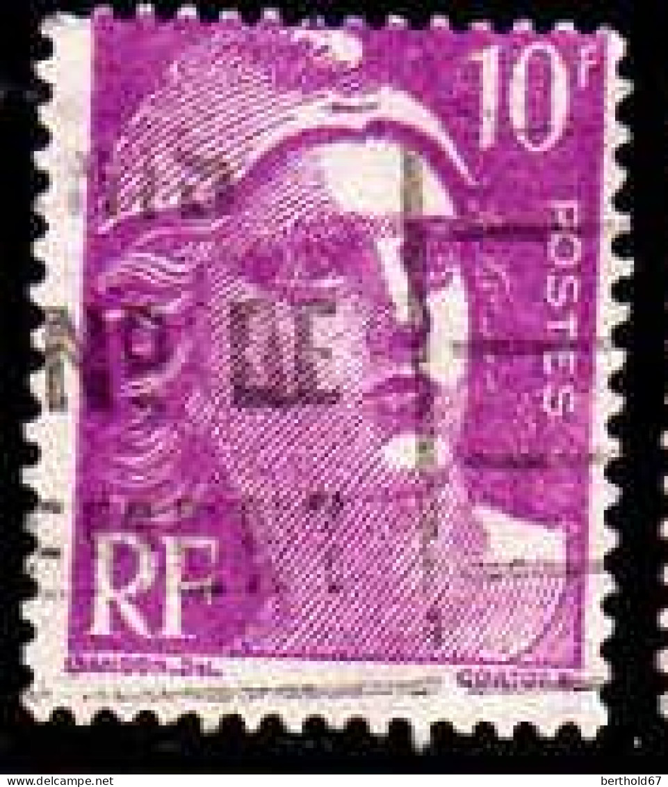 France Poste Obl Yv: 811 Mi:803 Marianne De Gandon (Belle Obl.mécanique) - Used Stamps