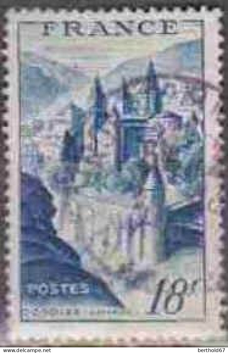 France Poste Obl Yv: 805 Mi:824 Abbaye De Conques Aveyron (TB Cachet Rond) - Used Stamps