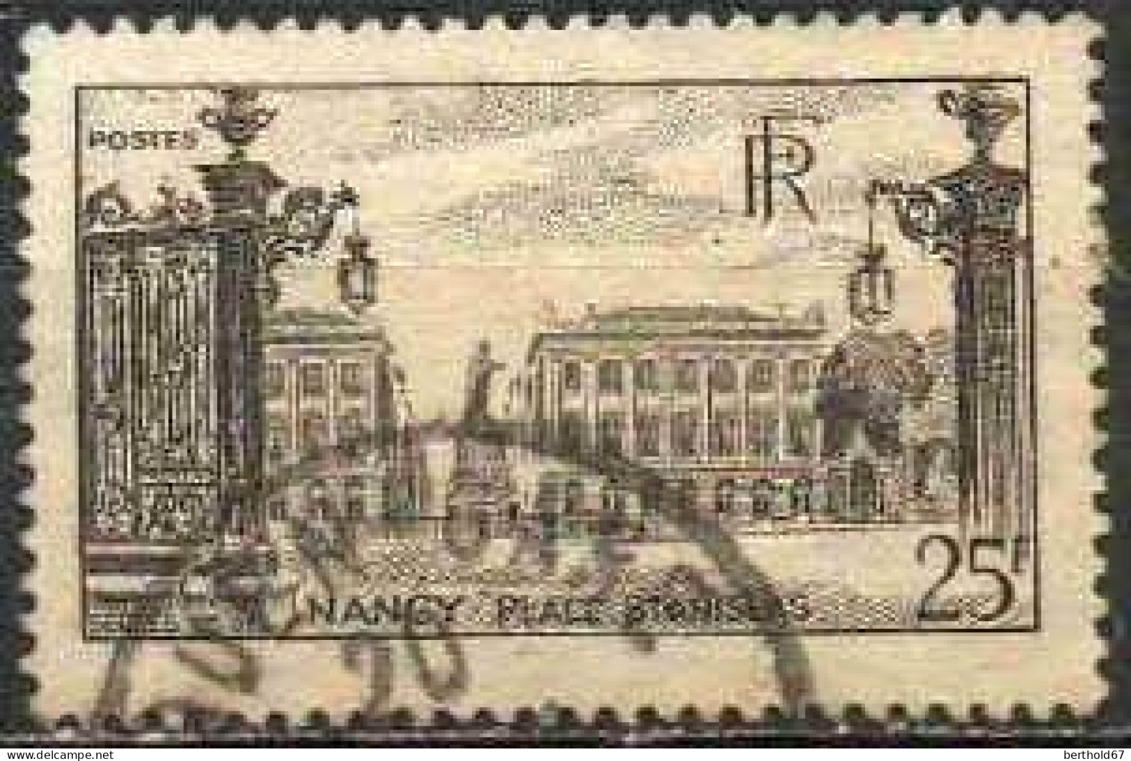 France Poste Obl Yv: 778 Mi:762 Nancy-Place Stanislas (Beau Cachet Rond) - Usati