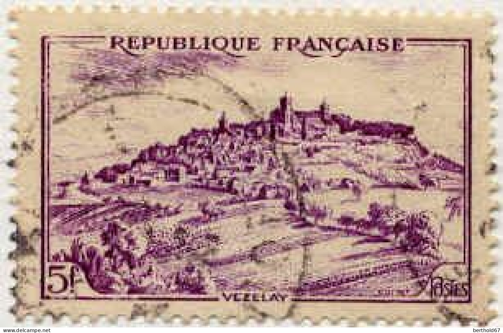 France Poste Obl Yv: 759 Mi:756 Vezelay (cachet Rond) - Usati