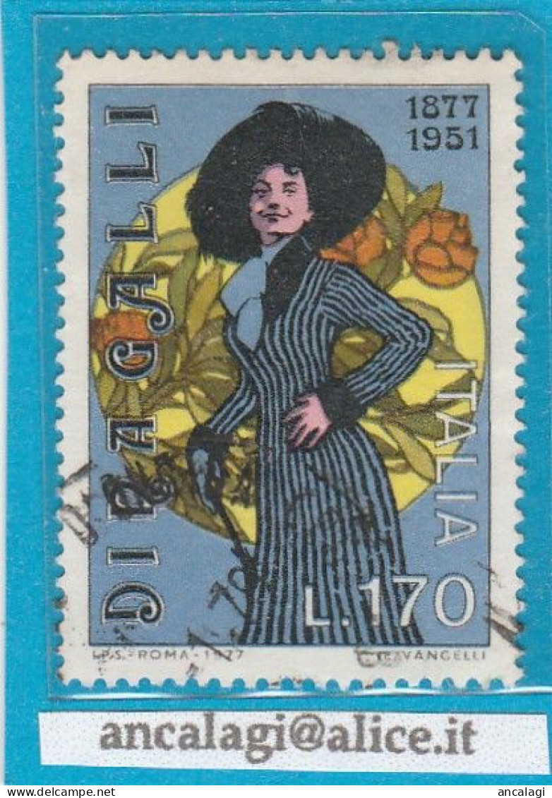 USATI ITALIA 1977 - Ref.0385 "DINA GALLI" 1 Val. - - 1971-80: Gebraucht