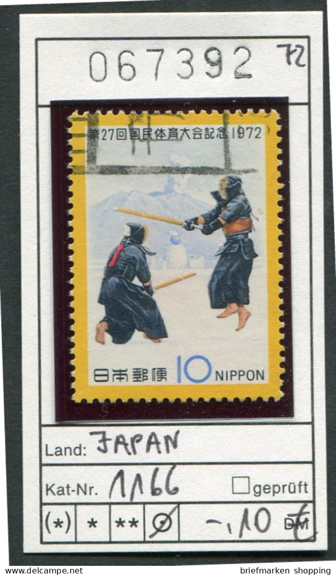 Japan 1972 - Japon 1972 - Nippon 1972 - Michel 1166 - Oo Oblit. Used Gebruikt - Oblitérés