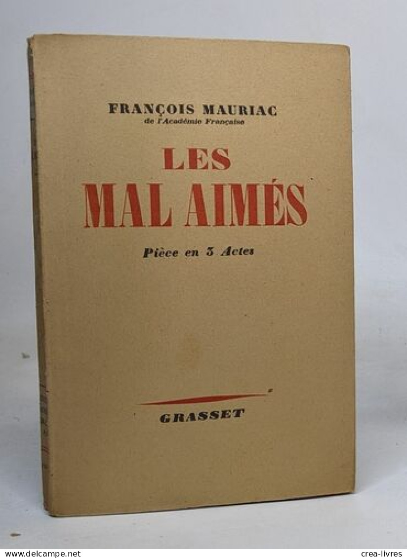 Les Aml Aimés - Pièce En 3 Actes - French Authors