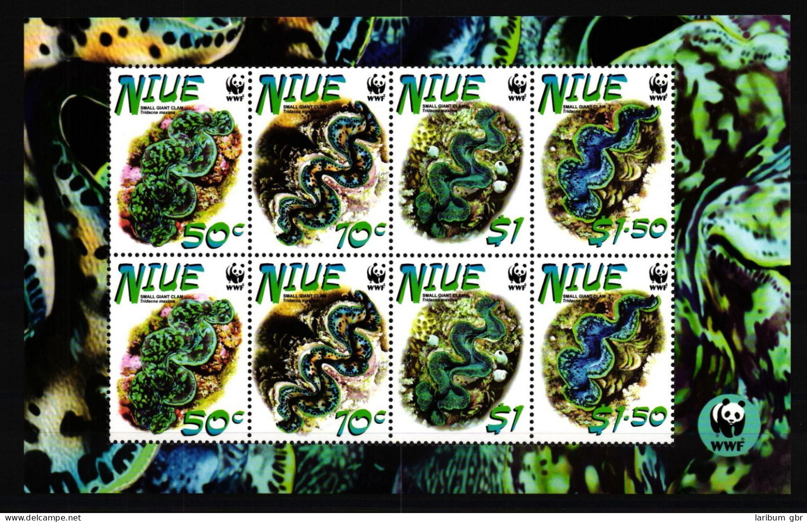 Niue 973-976 Postfrisch Kleinbogen / Schlange #KC678 - Niue