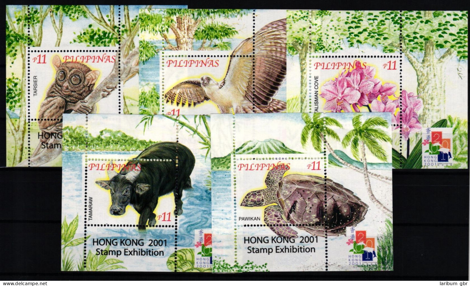 Philippinen Block 161-165 Postfrisch Flora Und Fauna #KC746 - Philippines