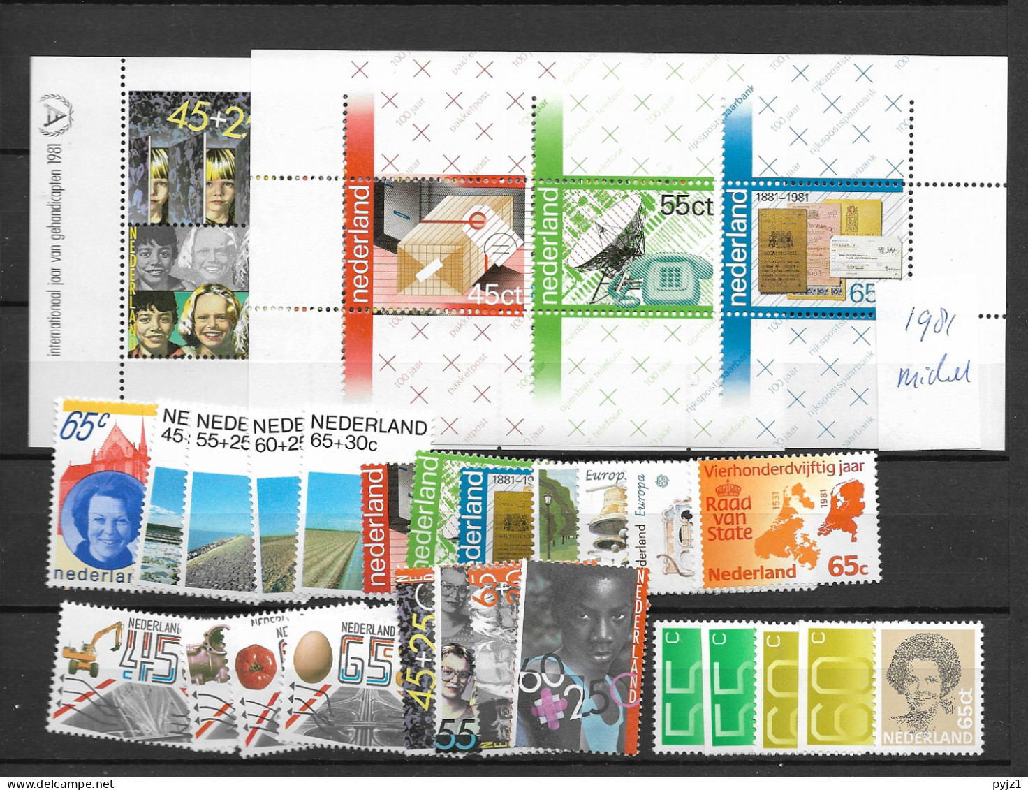 1981 MNH  Netherlands Complete According To Michel Postfris** - Annate Complete