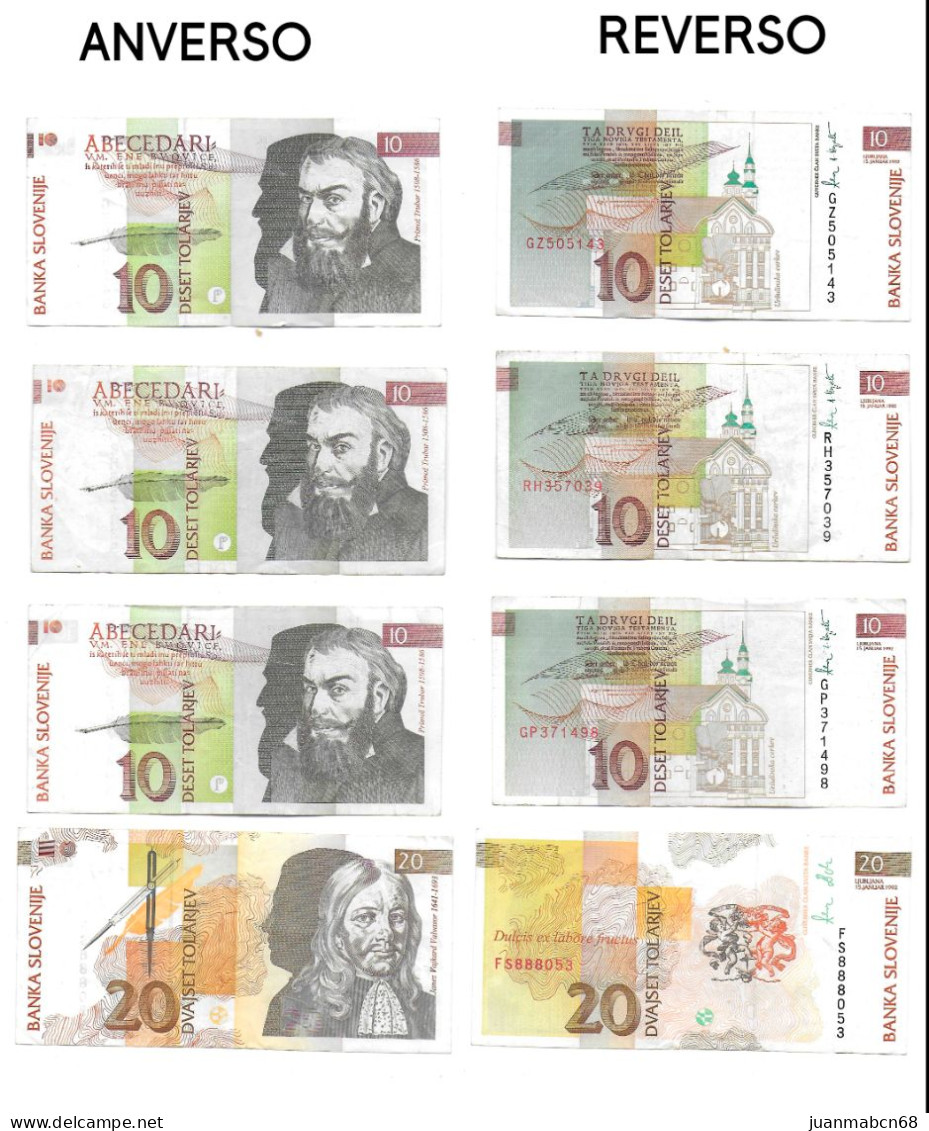 Coleccion de 26 billetes de todo el mundo (1940 / 1992)