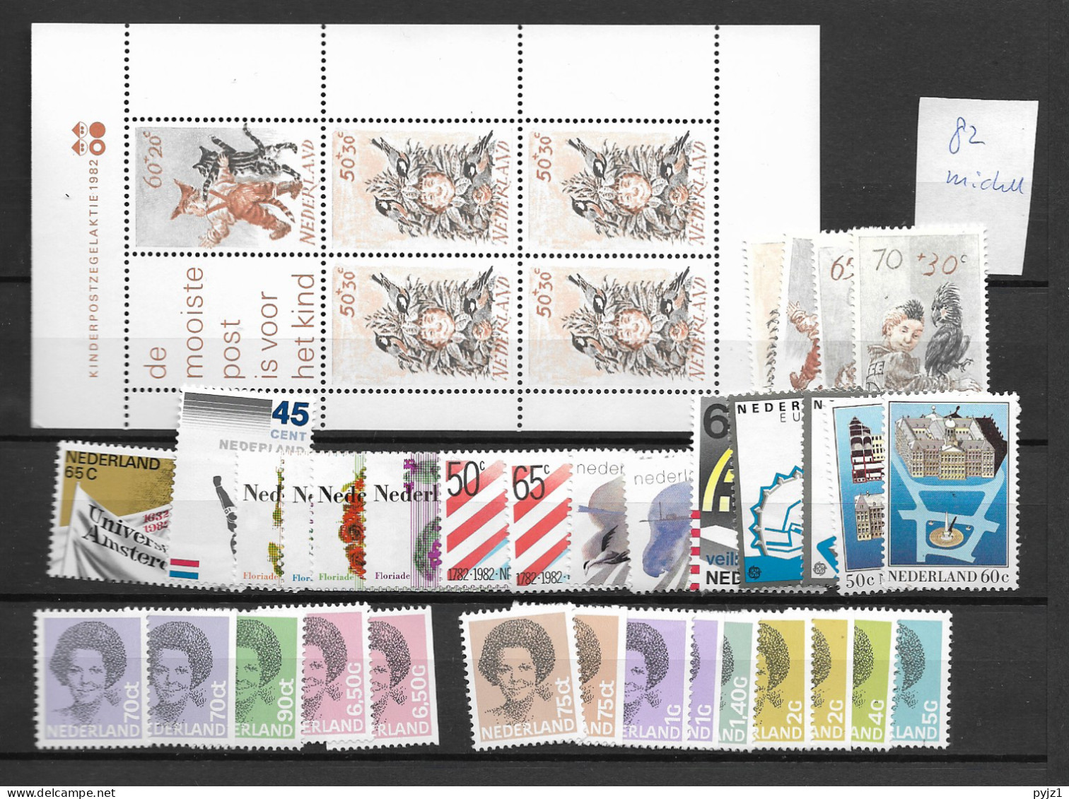 1982 MNH  Netherlands Complete According To Michel Postfris** - Années Complètes