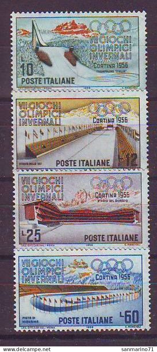 ITALY 958-961,unused - Winter 1956: Cortina D'Ampezzo