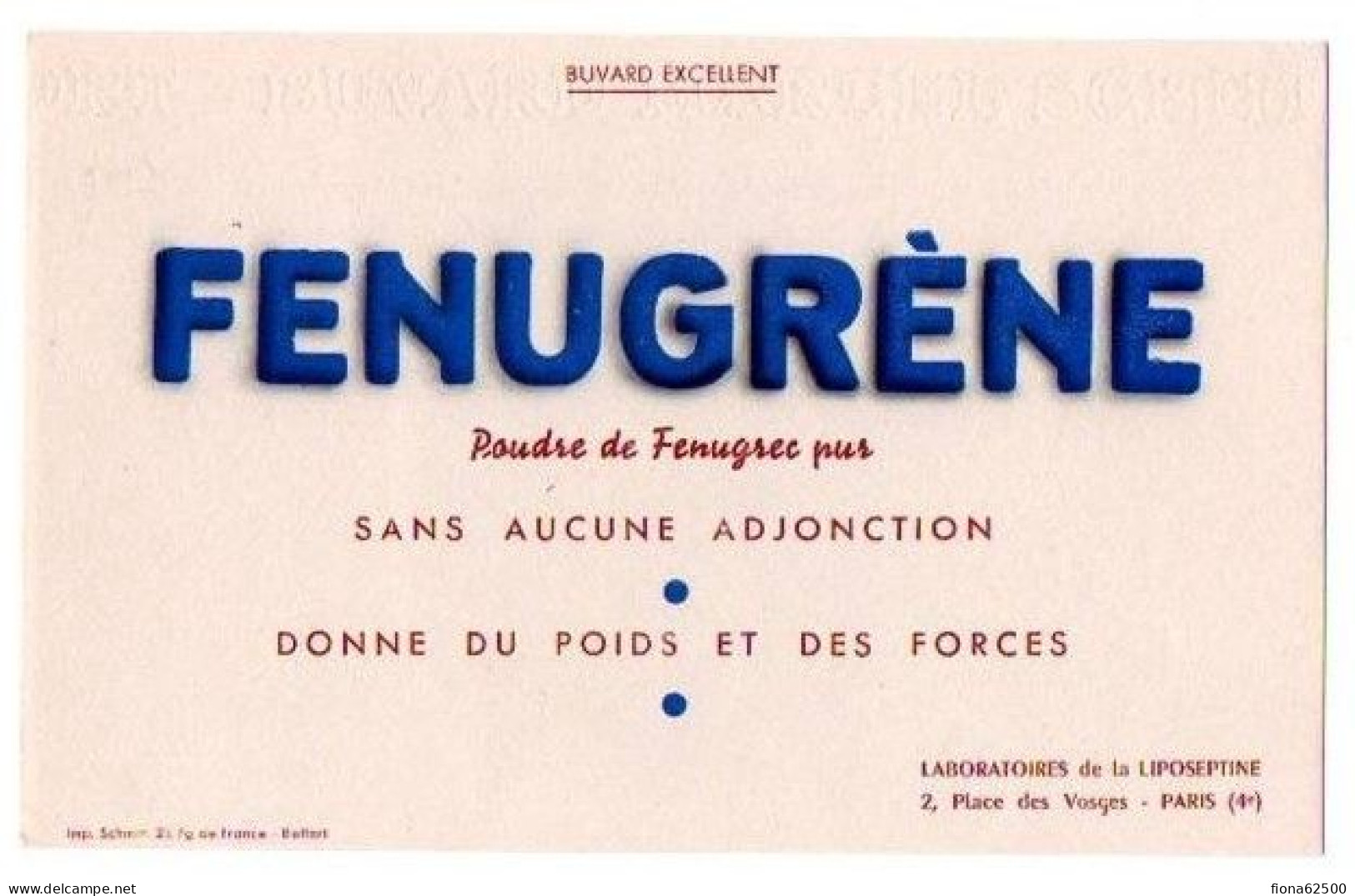 FENUGRENE . POUDRE DE FENUGRENE PUR . SANS AUCUNE ADJONCTION . DONNE DU POIDS ET DES FORCES . - Alimentaire