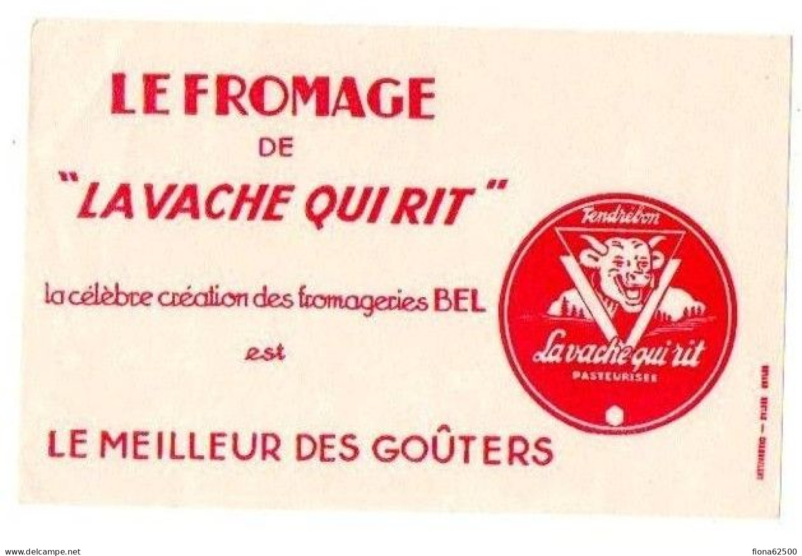 LE FROMAGE DE LA VACHE QUI RIT . - Alimentaire