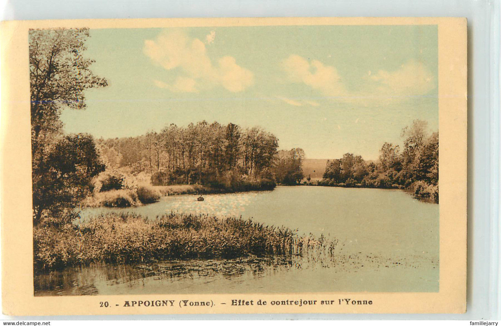 33879 - APPOIGNY - EFFET DE CONTREJOUR SUR L YONNE - Appoigny