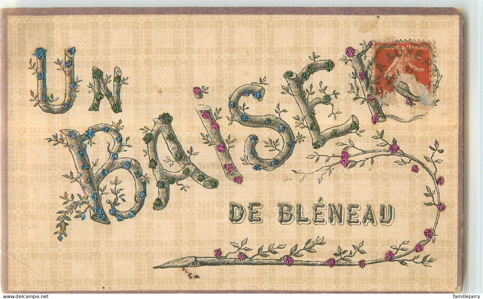 33575 - BLENEAU - UN BAISER DE - Bleneau