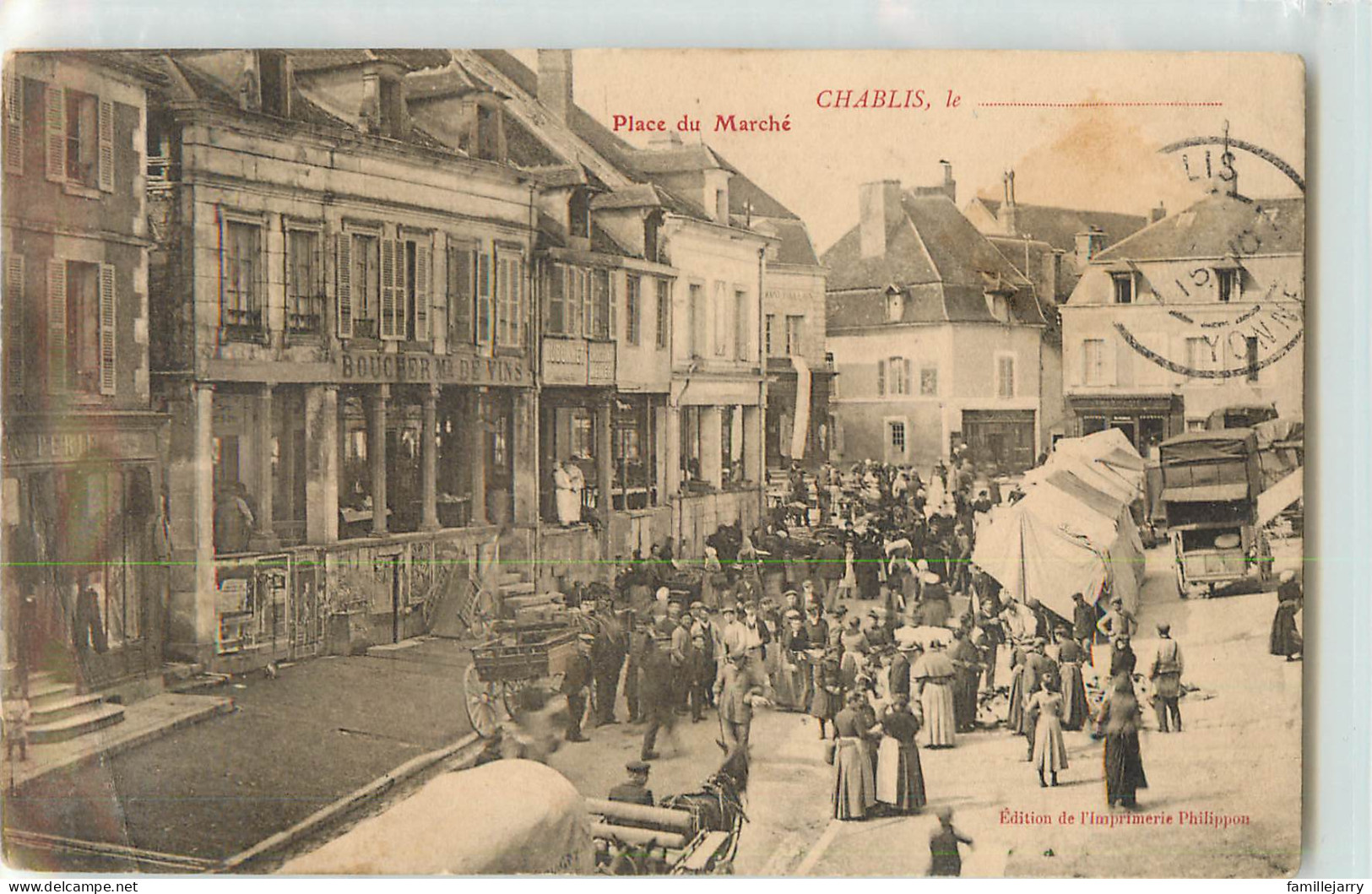 33451 - CHABLIS - PLACE DU MARCHE  - Chablis