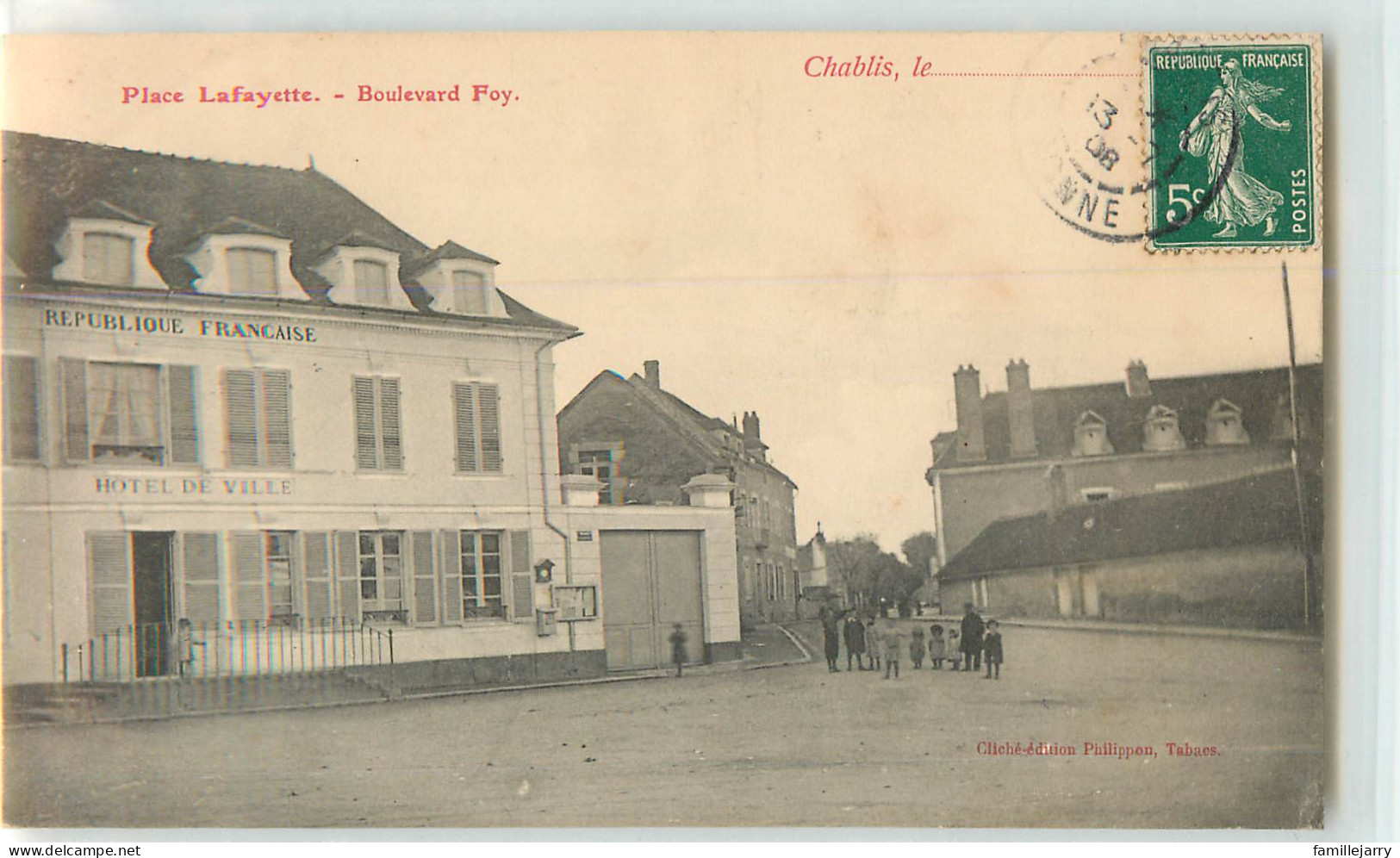 33455 - CHABLIS - PLACE LAFAYETTE BOULEVARD FOY - Chablis