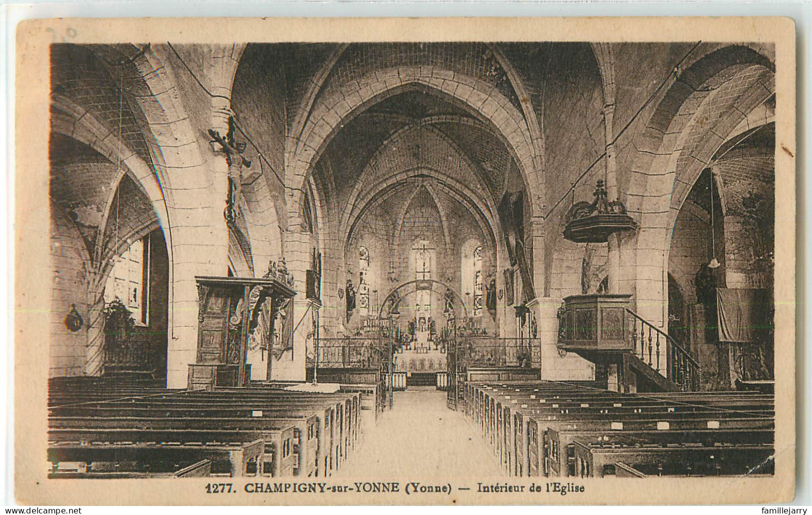 33405 - CHAMPIGNY SUR YONNE - L INTERIEUR DE L EGLISE - Champigny