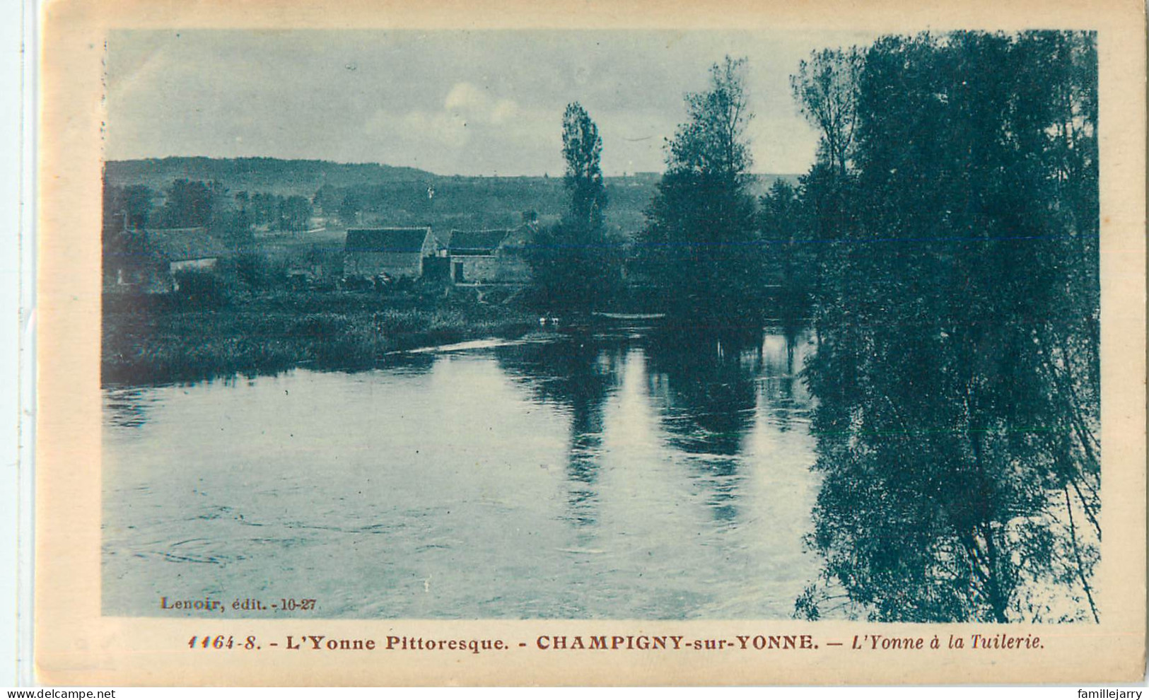 33403 - CHAMPIGNY SUR YONNE - L YONNE PITTORESQUE L YONNE A LA TUILERIE - Champigny