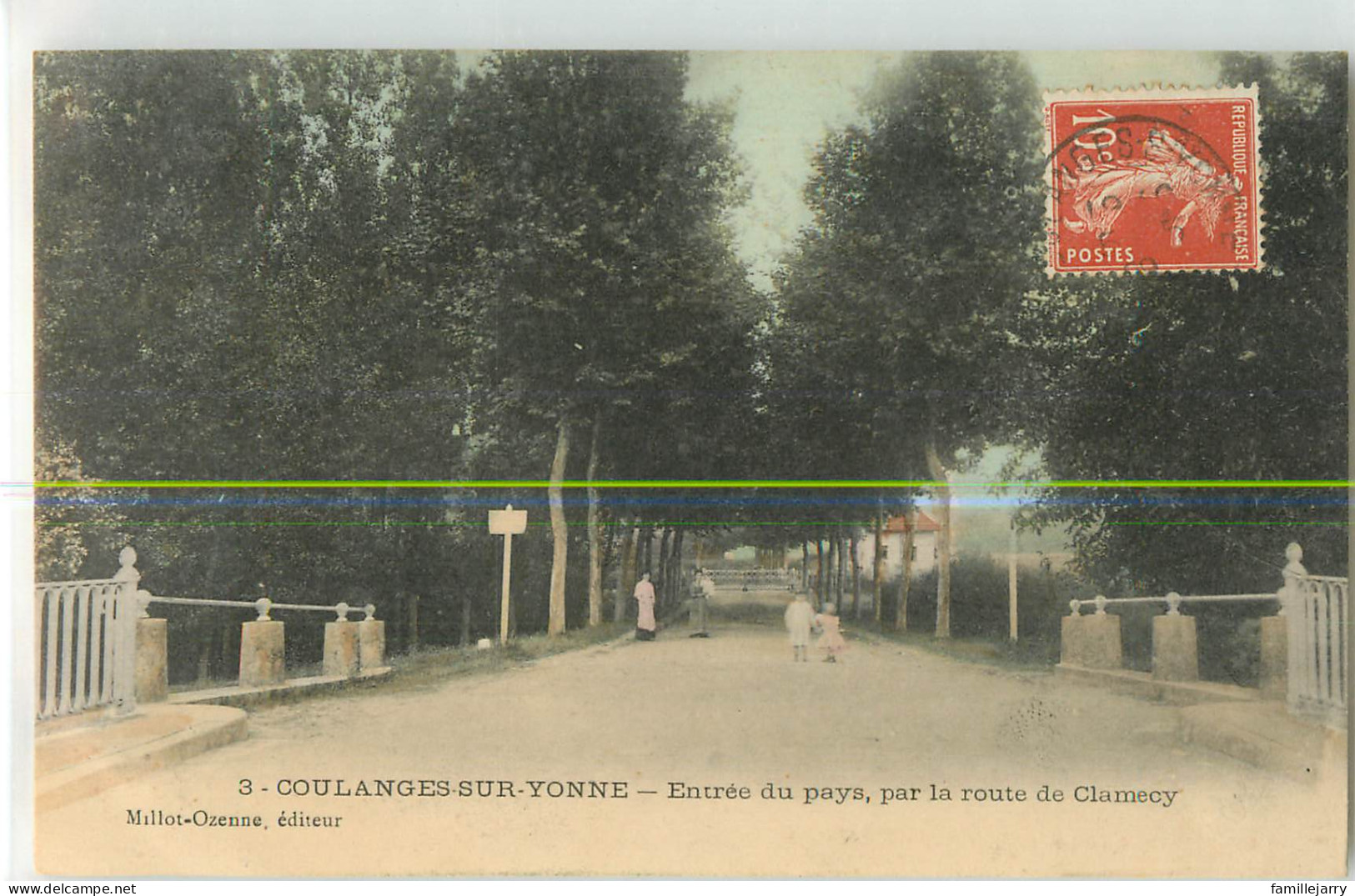 34427 - COULANGES SUR YONNE - ENTREE DU PAYS PAR LA ROUTE DE CLAMECY - Coulanges Sur Yonne