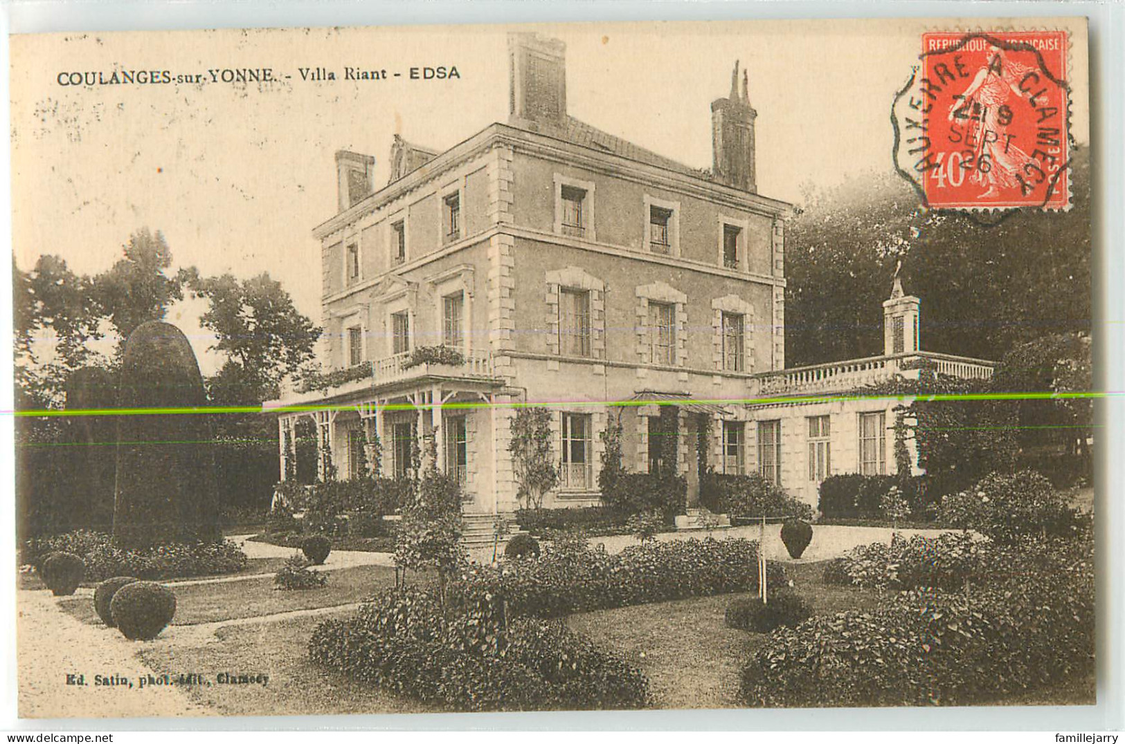 34415 - COULANGES SUR YONNE - VILLA RIANT EDSA - Coulanges Sur Yonne