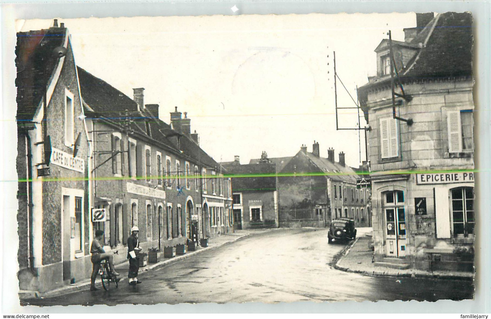 34371 - COURSON LES CARRIERES - CPSM - LA GRANDE RUE - Courson-les-Carrières