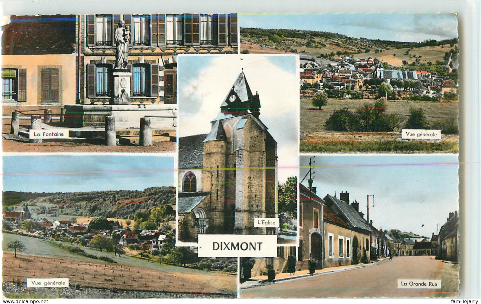 34327 - DIXMONT - CPSM - MULTIVUES - Dixmont