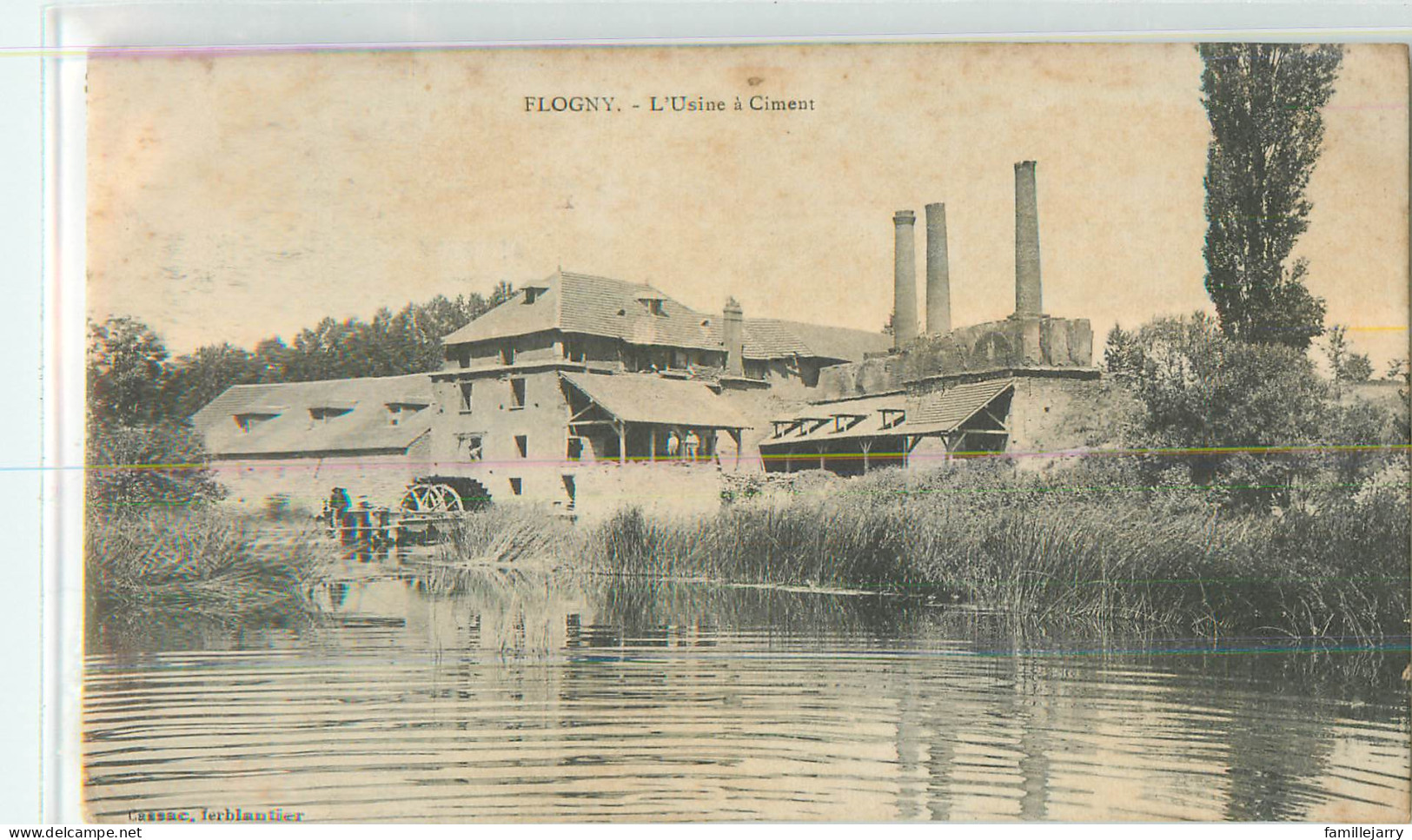 34261 - FLOGNY LA CHAPELLE - L USINE A CIMENT - Flogny La Chapelle