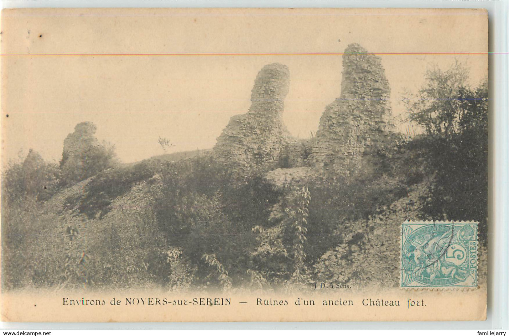 34925 - NOYERS SUR SEREIN - RUINES D UN ANCIEN CHATEAU FORT - Noyers Sur Serein