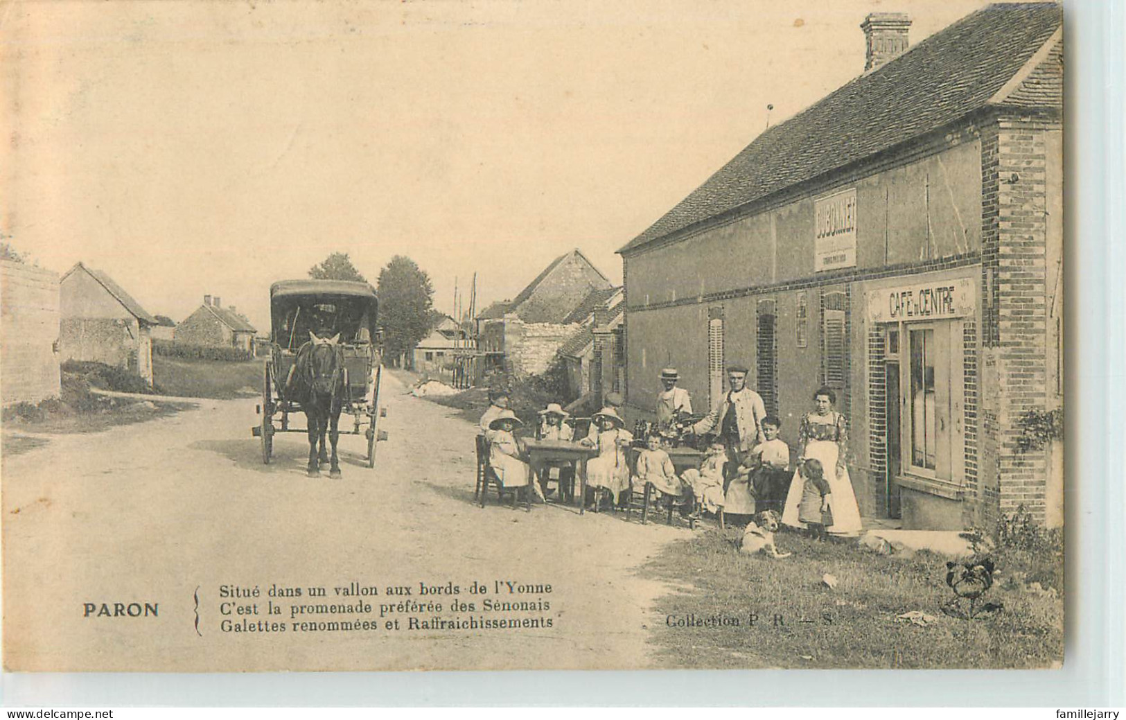 34850 - PARON - SITUE DANS UN VALLON AUX BORDS DE L YONNE CEST LA PROMENADE PREFEREE DES SENONAIS GALETTES RENOMMEES ET  - Paron