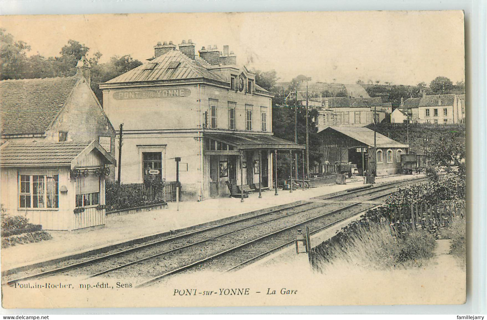 34790 - PONT SUR YONNE - LA GARE - Pont Sur Yonne