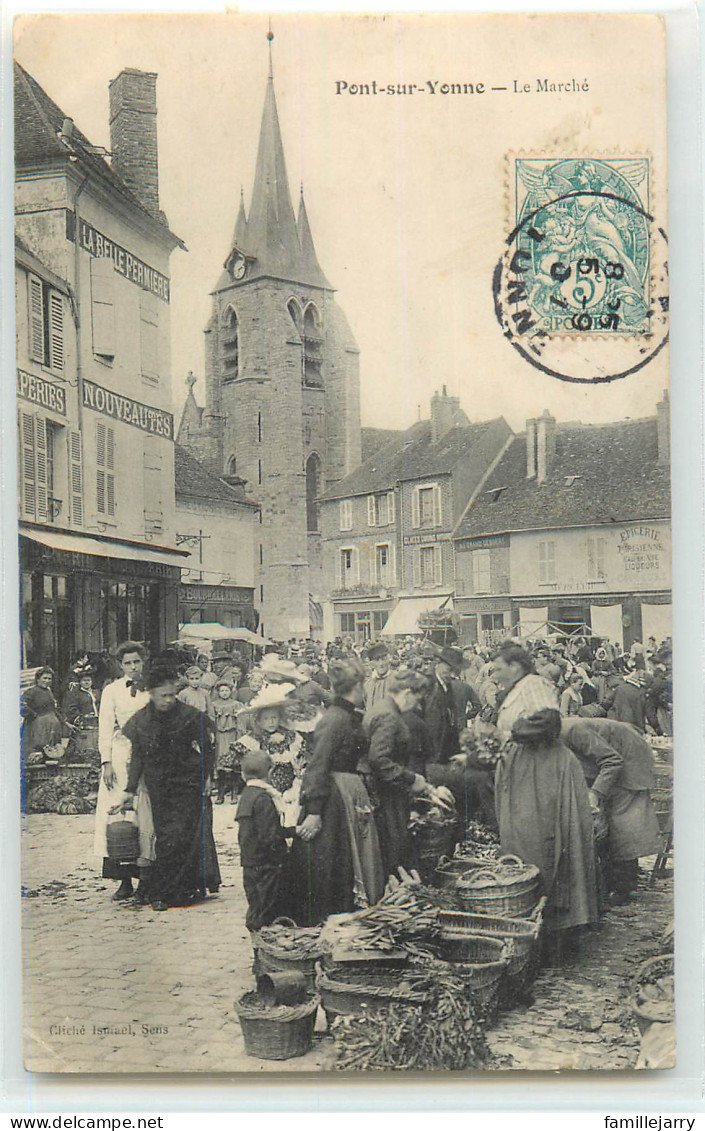 34786 - PONT SUR YONNE - LE MARCHE - Pont Sur Yonne