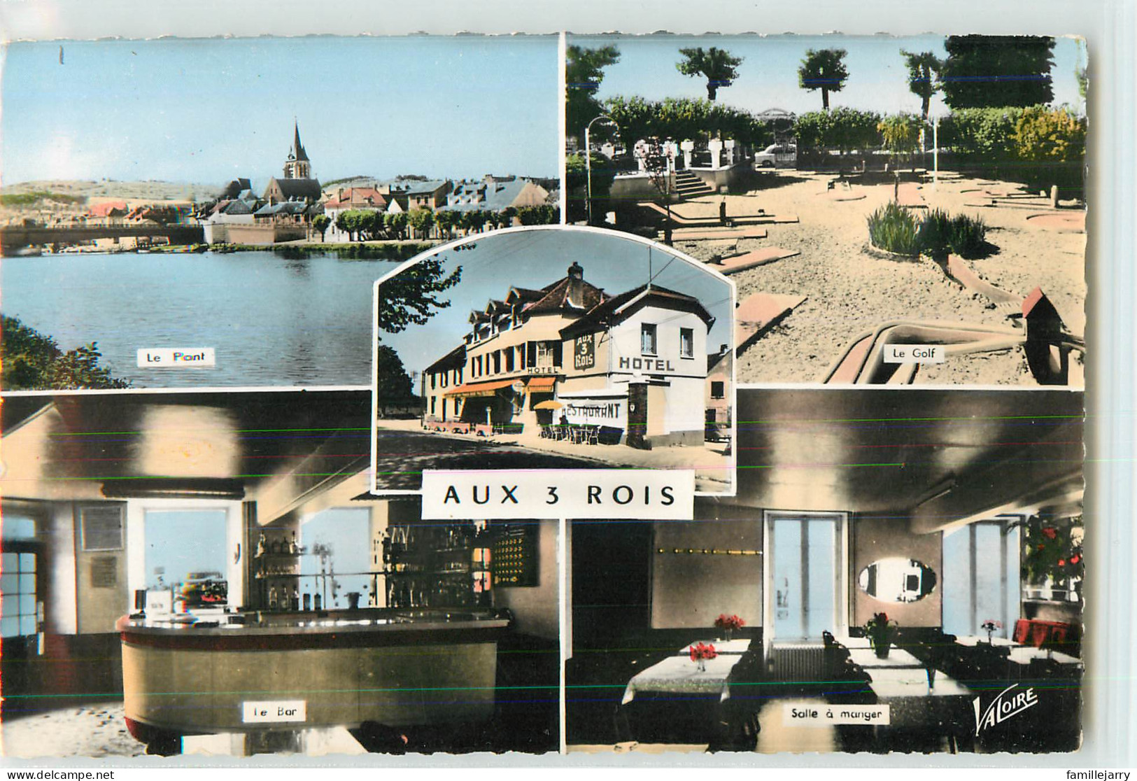 34783 - PONT SUR YONNE - CPSM - LA VALLEE DE L YONNE HOTEL DES TROIS ROIS AVENUE DE LA RESISTANCE - Pont Sur Yonne