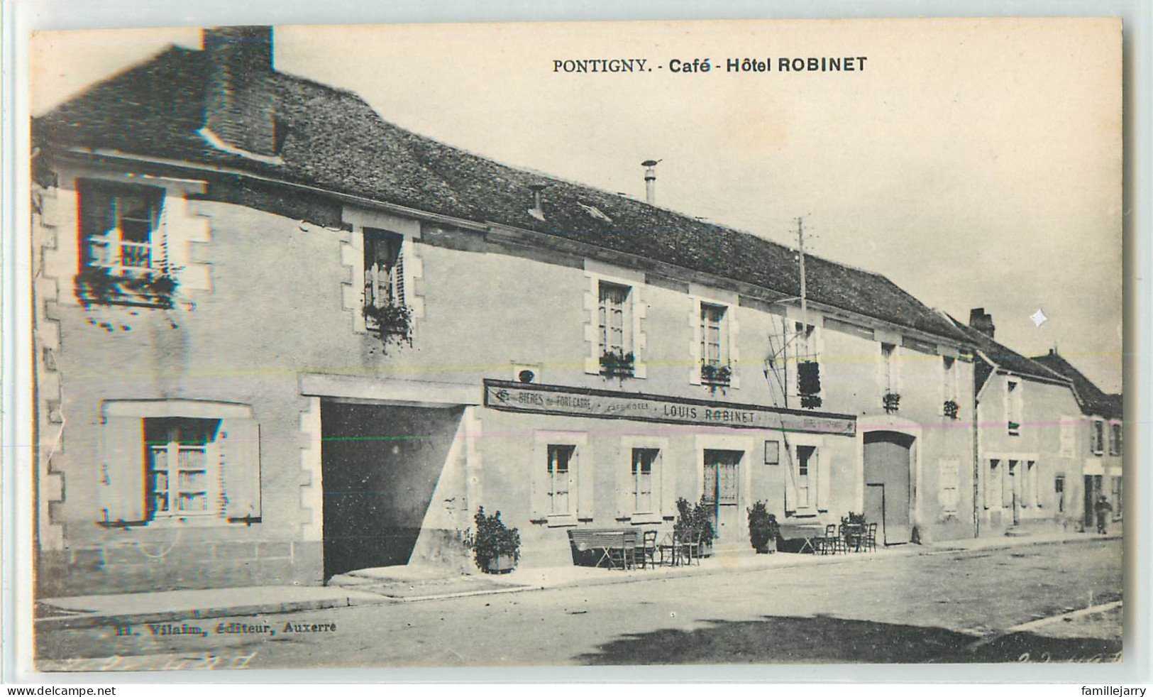 34763 - PONTIGNY - CAFE HOTEL ROBINET - Pontigny