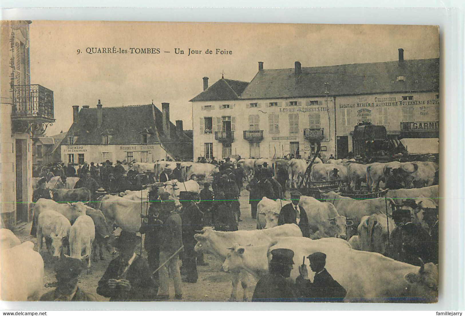 34754 - QUARRE LES TOMBES - UN JOUR DE FOIRE - Quarre Les Tombes