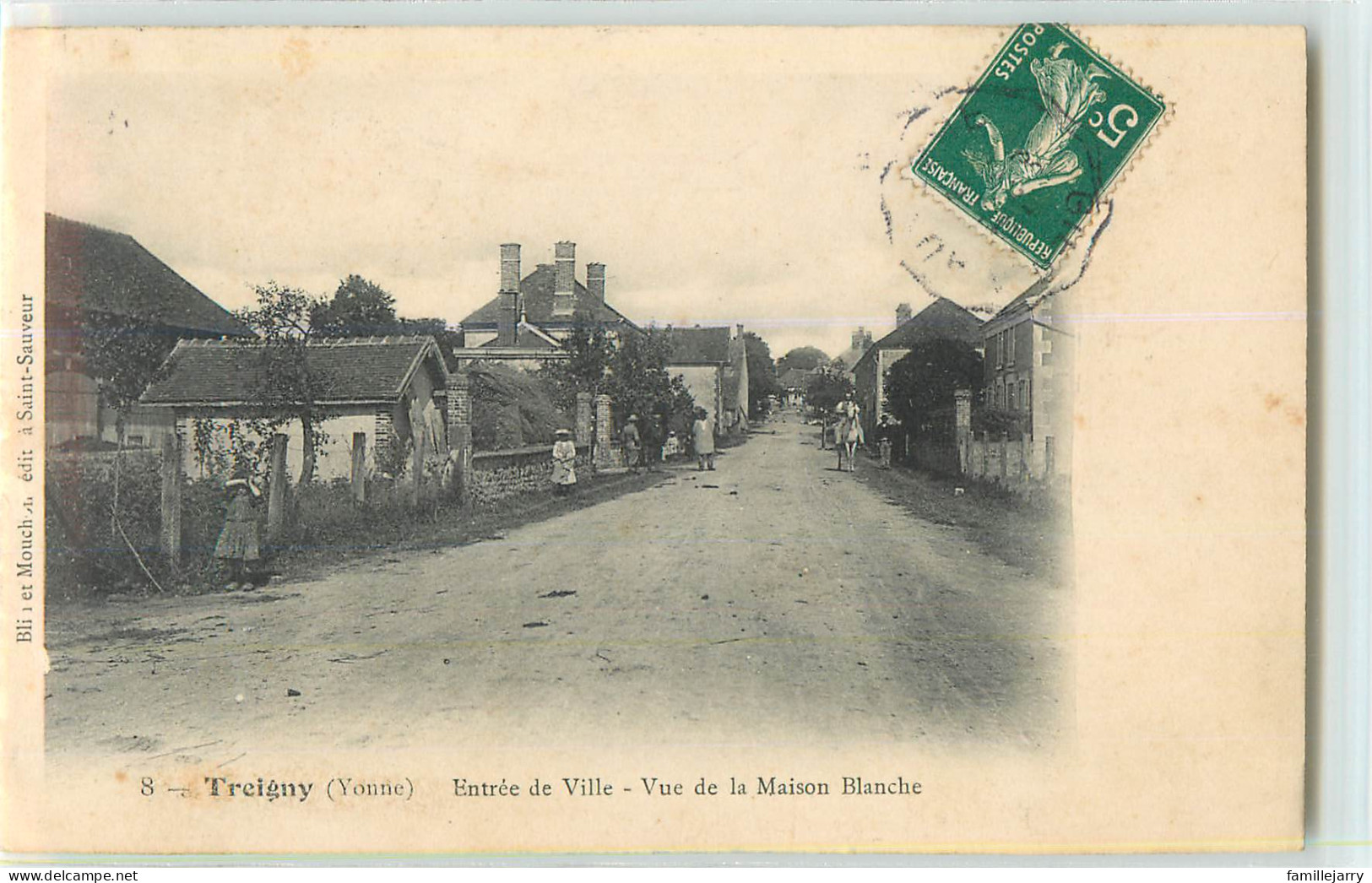 35459 - TREIGNY - ENTREE DE VILLE /  VUE DE LA MAISON BLANCHE - Treigny