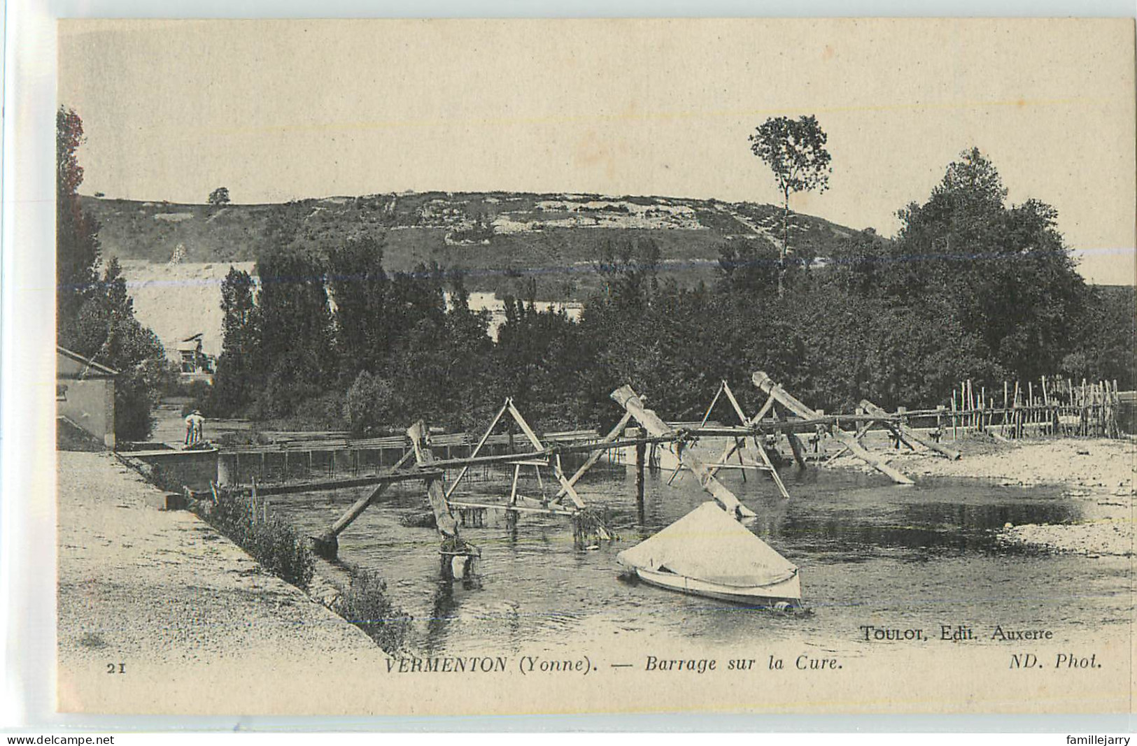 35376 - VERMENTON - BARRAGE SUR LA CURE - Vermenton