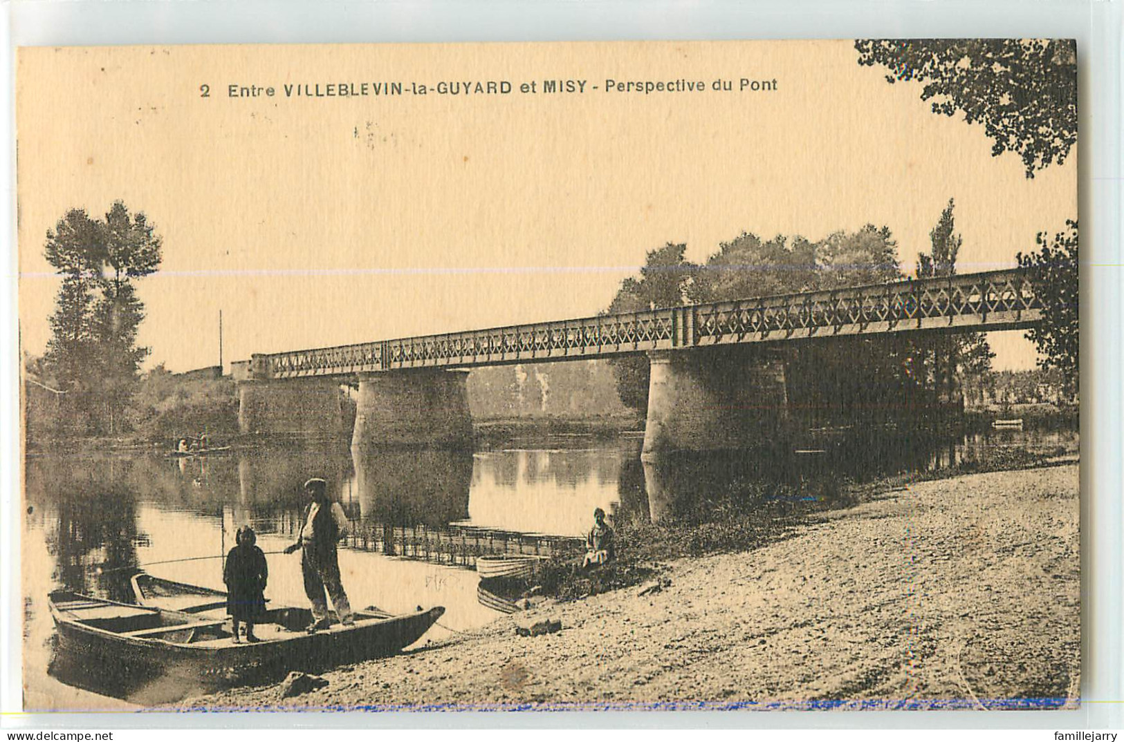 35337 - VILLEBLEVIN - ENTRE / LA GUYARD ET MISY PERSPECTIVE DU PONT - Villeblevin