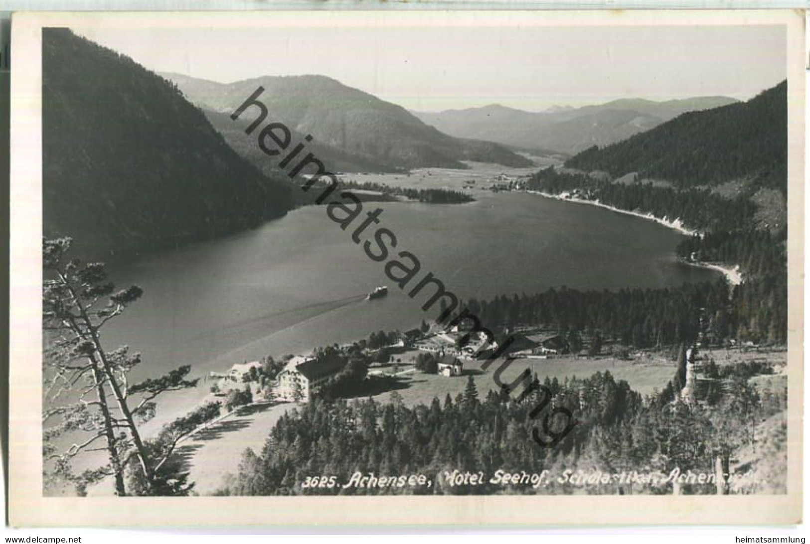 Achensee - Hotel Seehof - Scholastika - Achenkirch - Foto-Ansichtskarte - Achenseeorte