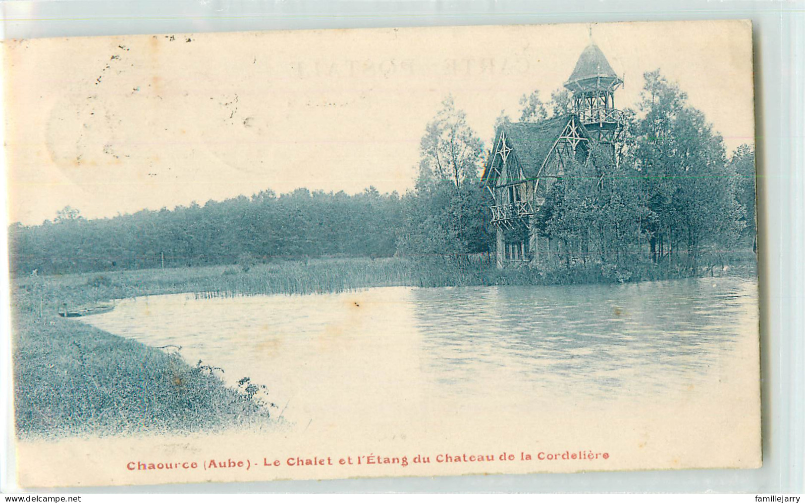 37641 - CHAOURCE - LE CHALET ET L ETANG DU CHATEAU DE LA CORDELIERE - Chaource