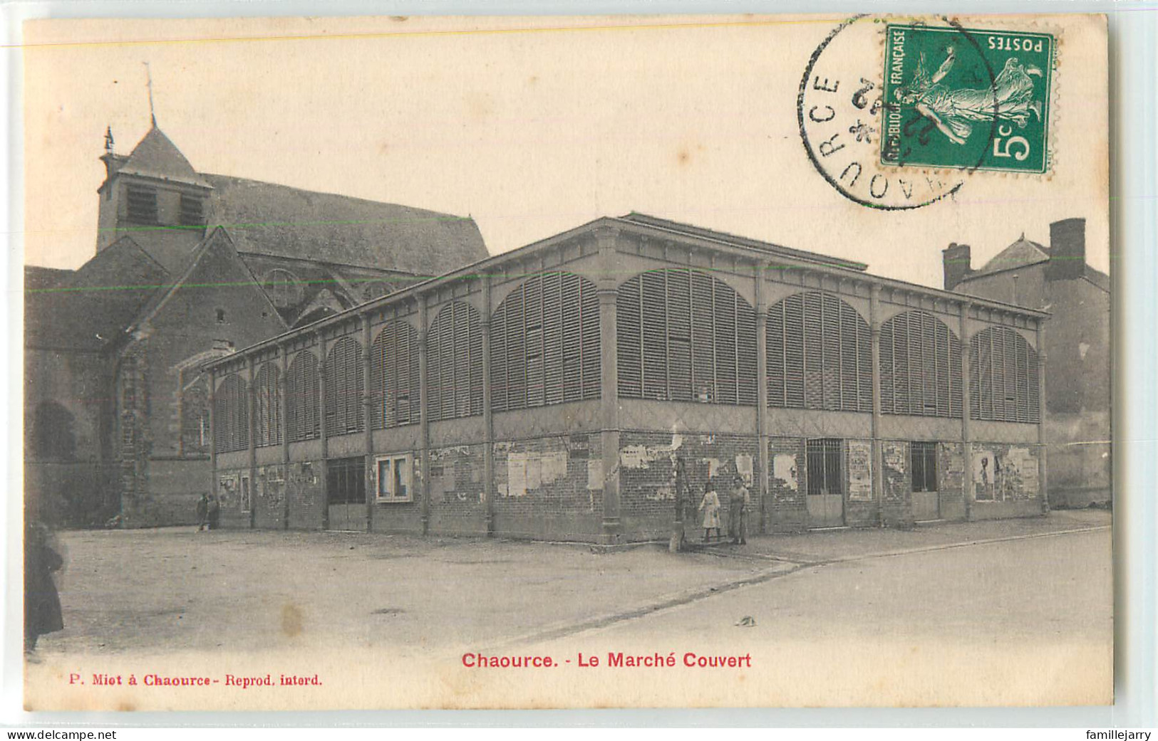 37647 - CHAOURCE - LE MARCHE COUVERT - Chaource