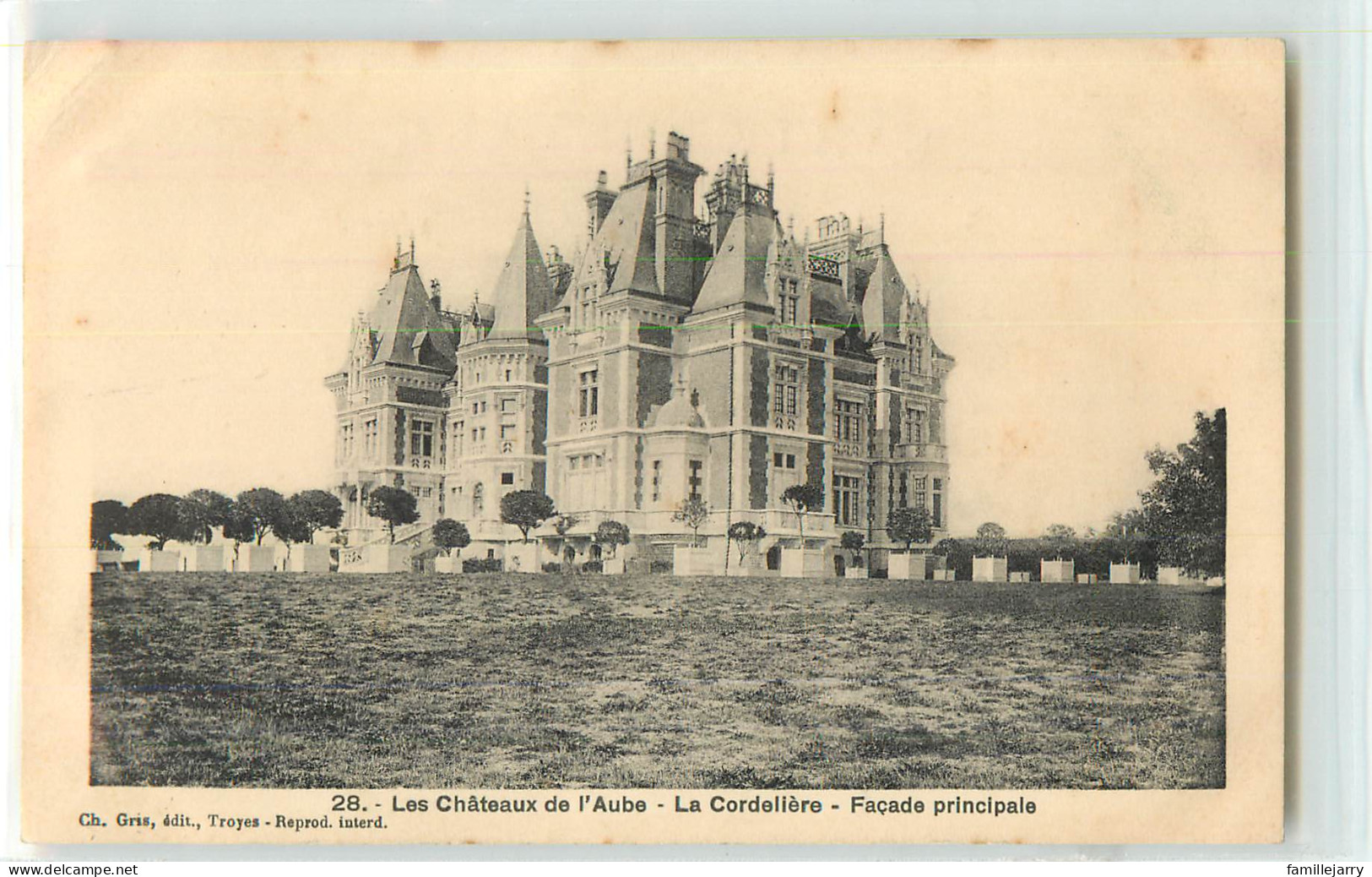 37632 - CHAOURCE - LES CHATEAUX DE L AUBE / LA CORDELIERE / FACADE PRINCIPALE - Chaource