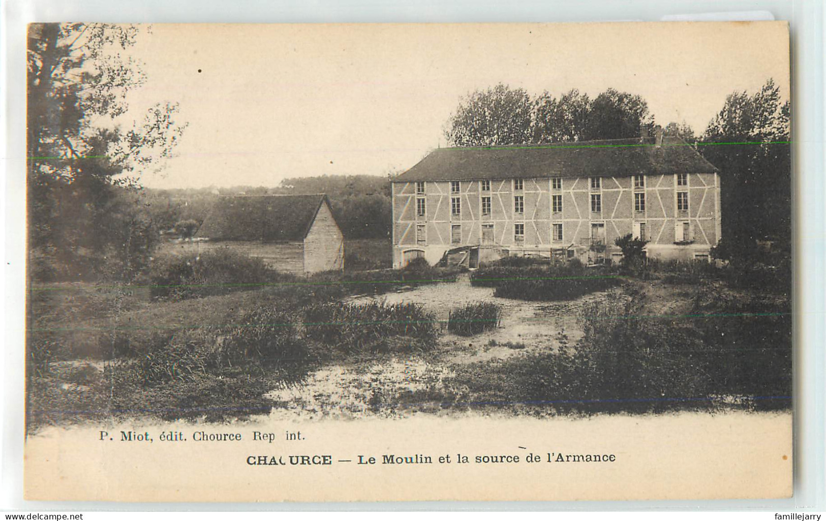 37596 - CHAOURCE - LE MOULIN ET LA SOURCE DE L ARMANCE - Chaource