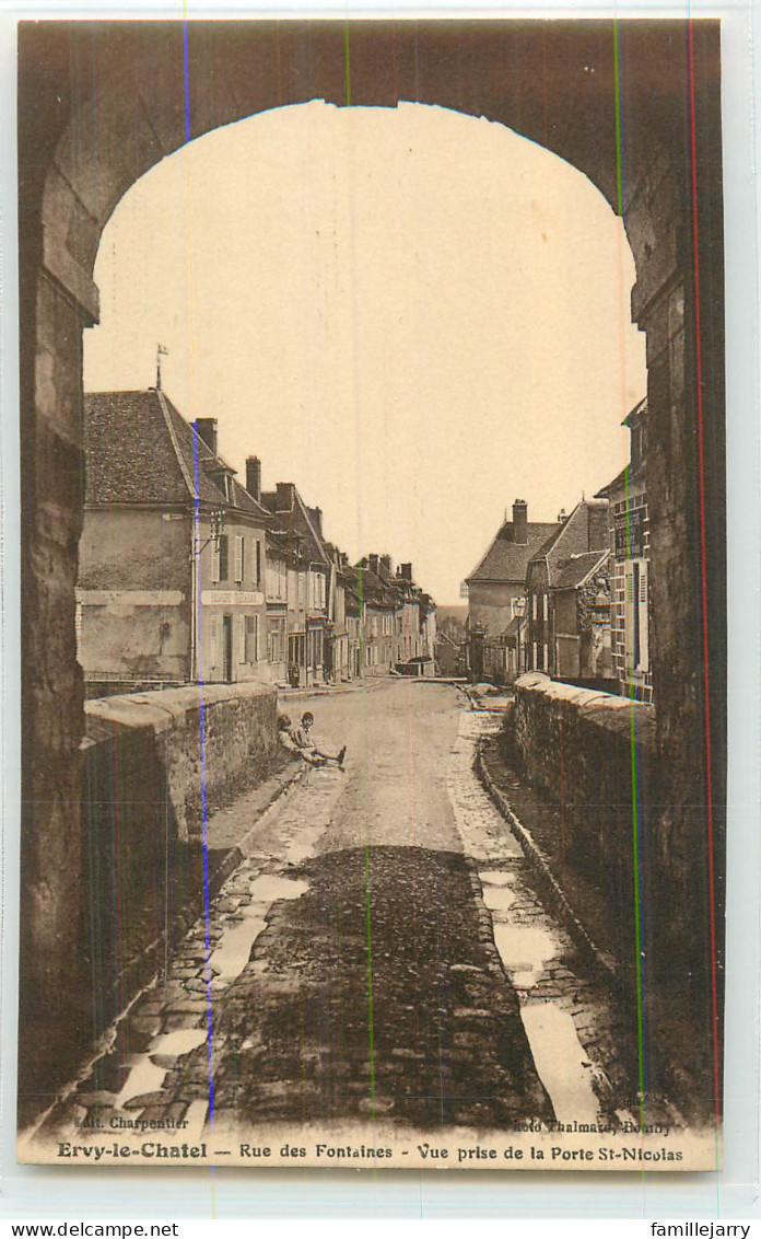 38213 - ERVY LE CHATEL - RUE DES FONTAINES - Ervy-le-Chatel