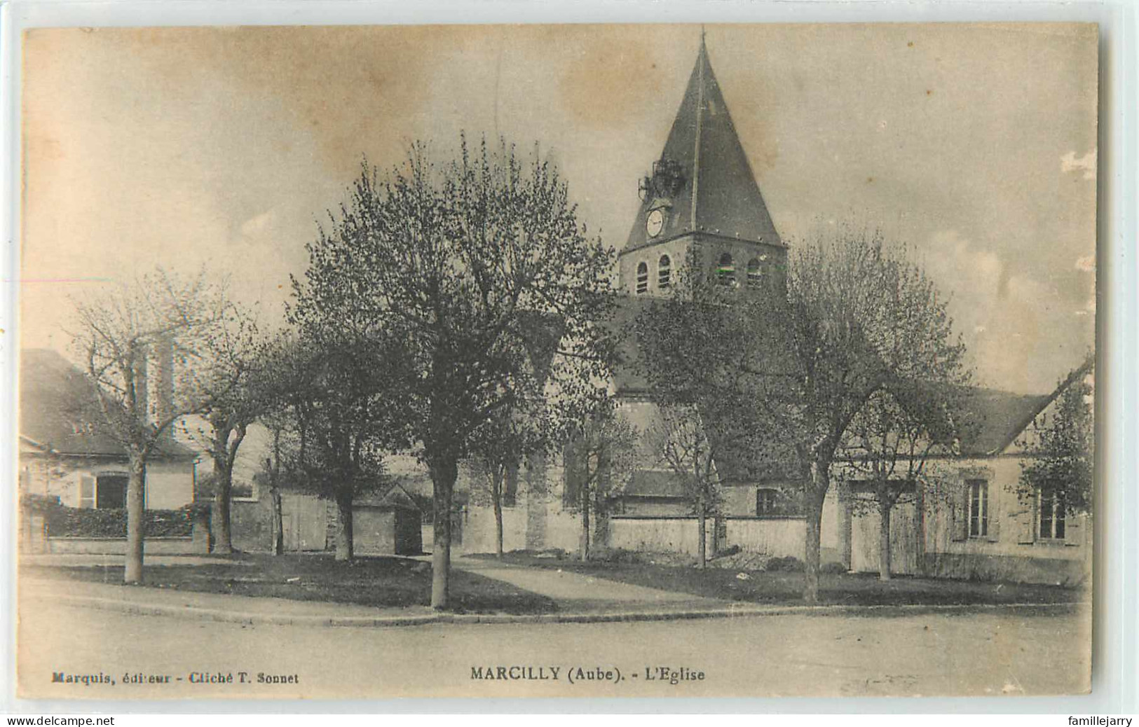 39505 - MARCILLY LE HAYER - L EGLISE - Marcilly