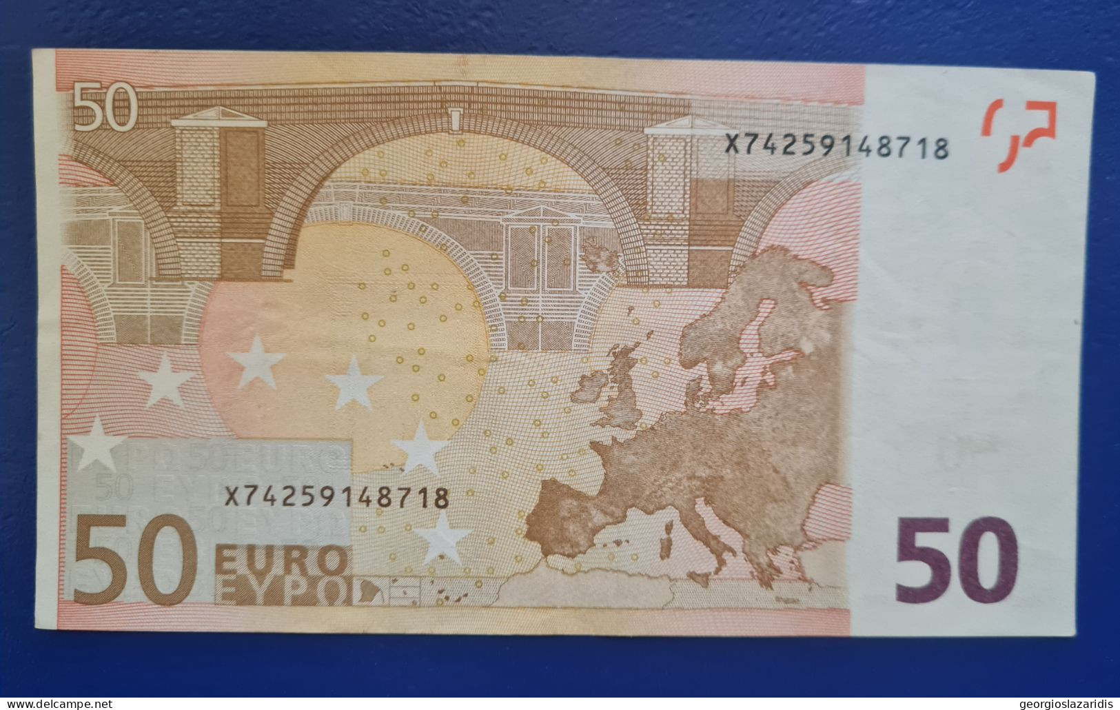 50 EUROS BANK NOTE 2002 - Germany Serie X - Imprimeur Et Tirage G033 - 50 Euro