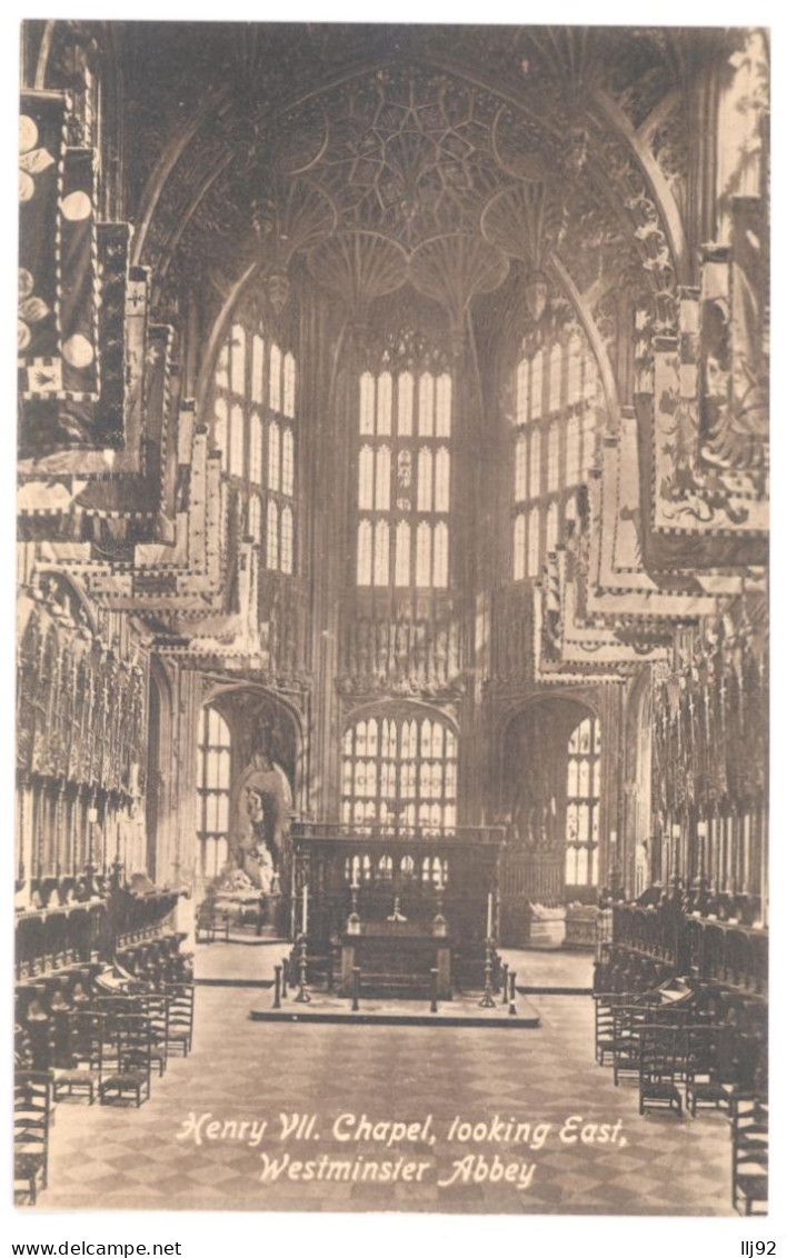 CPA Royaume Uni - GB - LONDON - Henry VII. Chapel, Looking East - WESTMINSTER ABBEY - Westminster Abbey