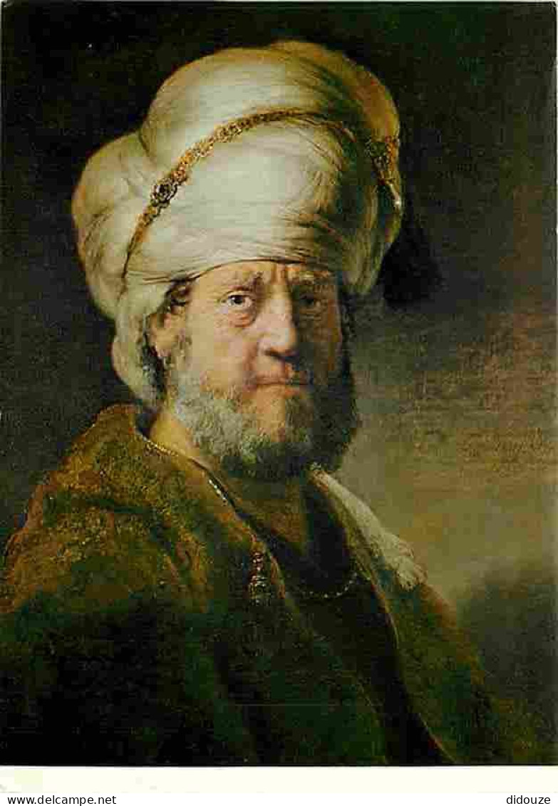 Art - Peinture - Rembrandt Van Rijn - Un Oriental - CPM - Voir Scans Recto-Verso - Malerei & Gemälde