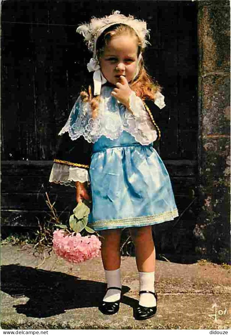 29 - Chateaulin - Fillette En Costume De Chateaulin - Folklore - Coiffes - Enfants - Flamme Postale - Voir Scans Recto V - Châteaulin